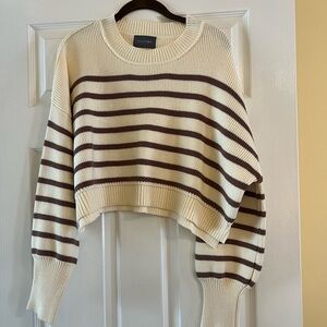 Dress Up Hudson Gray crop sweater